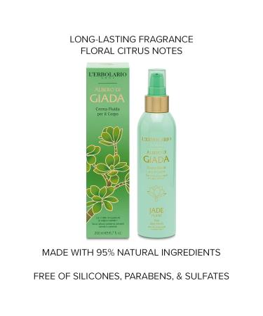 LErbolario Jade Tree Body Fluid - 200ml Moisturising Care with Natural Ingredients | International Shipping Available - Buy Online on SooperMarket.com