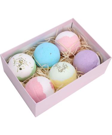 Handmade Bathing Ball Cleaner Gift Set - 6 Pieces for Dry Skin & Spa Baths | Perfect Birthday & Mother's Day Gift for Her & Him - Buy Online on SooperMarket.com