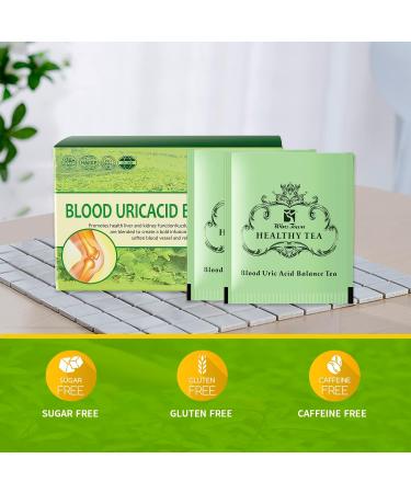 AIHIYO Blood Uric Acid Balance Tea Promote Purine Metabolism and Relieve Joint Pain 20 Teabags (3) - Buy Online on SooperMarket.com