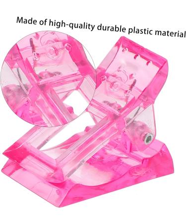 Mikinona 60 pcs UV White Tool Building Nail DIY A Home Tools Gel and Fixing Forms Finger Curve Clamps Clamp Quick Poly Fiberglass Clips Tips Extension Fake Salon Pinching Manicure 1 count (Pack of 1) White Pinkx5pcs - Buy Online on SooperMarket.com