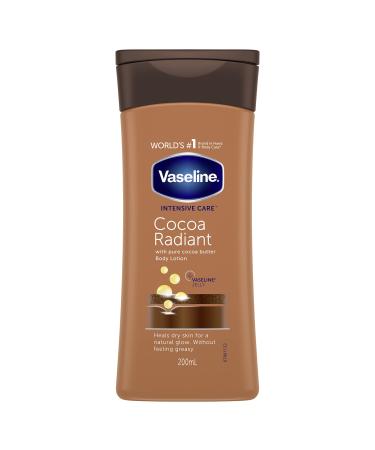 Vaseline Essential Moisture Cocoa Radiant Lotion 200 ml (Pack of 1) Cocoa Butter 200 ml (Pack of 1)