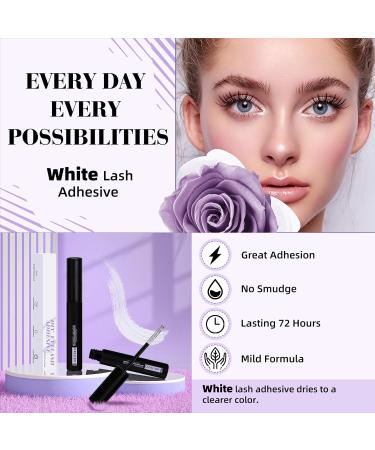 Lash Cluster Glue 10ML - Waterproof & Strong Hold Eyelash Bond | Fast Drying Individual Lash Glue | 72 Hour Hold - Buy Online on SooperMarket.com