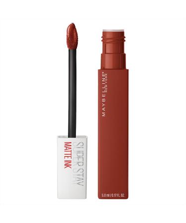 Maybelline Super Stay Matte Ink Liquid Lipstick Makeup  Long Lasting High Impact Color  Up to 16H Wear  Ground-Breaker  Maple Leaf Red  1 Count 117 GROUND-BREAKER 0.17 Fl Oz (Pack of 1) 1 COUNT