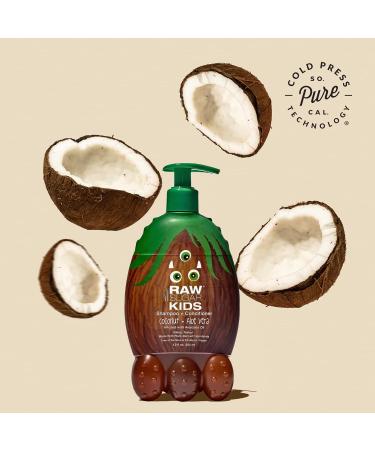 Kids 2-in-1 Shampoo & Conditioner - Coconut & Aloe Vera | Nourishing Hair Care | 12 oz - International Shipping Available - Buy Online on SooperMarket.com