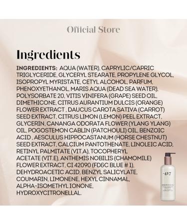 417 Dead Sea Cosmetics Aromatic Refreshing Body Lotion - Daily Moisturizer for Dry Skin - 11.83 oz | International Shipping Available - Buy Online on SooperMarket.com