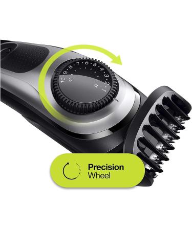 Braun Beard Trimmer & Hair Clippers Set for Men | Cordless Rechargeable Mini Foil Shaver & Gillette ProGlide Razor | 6 Piece Black/Silver Grooming Kit - Buy Online on SooperMarket.com