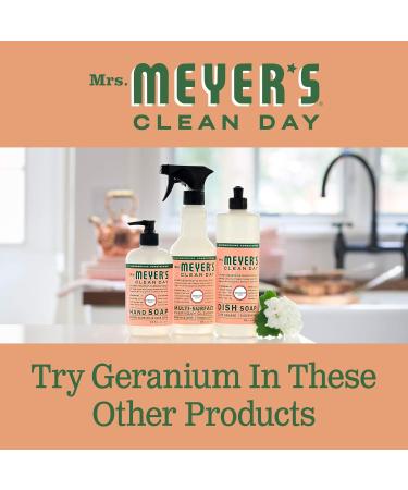 Mrs. Meyer's Liquid Dish Soap Geranium 16 OZ - Eco-Friendly Cleaning | International Shipping Available - Buy Online on SooperMarket.com