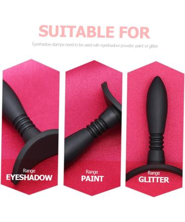 Healeved 2 Sets Eye Shadow Stamp Makeup Tool Useul Eyeshadow Stamp Lazy Eye Shadow Seal Black - Buy Online on SooperMarket.com