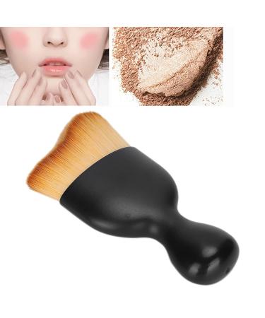 Shop Curving Wine Glass Foundation Brush for Liquid Makeup | Best Base Makeup Brush (Brown - Buy Online on SooperMarket.com