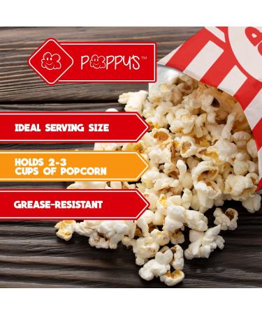 Grehge corn Bags - 40 Pcs 1oz Concession-Grade Bags Popcorn Machine Accessories for Popcorn Bars Movie Nights Concessions - Buy Online on SooperMarket.com