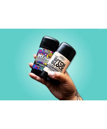 B!ch Block Natural Deodorant with Bergamot, Lavender & Geranium | Aluminum-Free with Essential Oils | 2.56 oz Stick - Paraben & Phthalate Free - Buy Online on SooperMarket.com