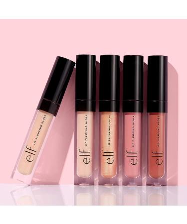 e.l.f. Lip Plumping Gloss - Peach Bellini Hydrating High-Shine Formula for Plumper, Volumized Lips 0.09 Oz - Buy Online on SooperMarket.com