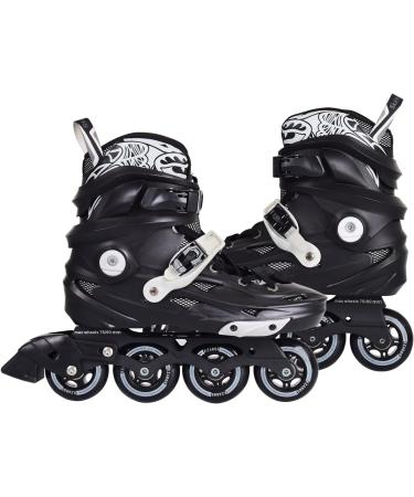 Adult Inline Skates for Street Urban- Black Men 9 /Women 9.5 - Beginner Outdoor Speed Skates - Buy Online on SooperMarket.com