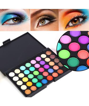 40 Colors Eyeshadow Palette - Waterproof Matte Mineral Pigment Makeup Cosmetics for Stunning Looks - Buy Online on SooperMarket.com