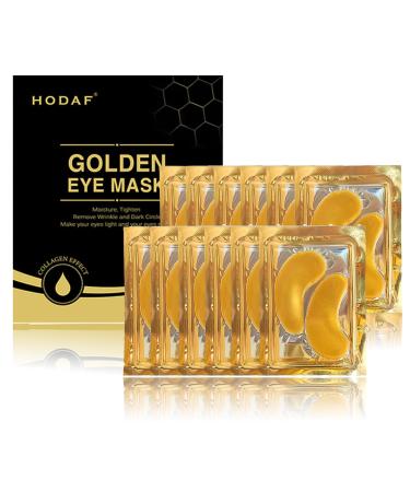 24k Gold Eye Mask - Collagen Under Eye Patches 24k Gold Eye Patches For Puffy Eyes And Dark Circles Effectively Improving Eye Bags Fine Lines And Wrinkles - 24k Gold Eye Masks Skincare(12Pair)