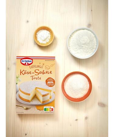 Dr. Oetker Cheese Cream Cake Mix - 4 x 385g | Easy Baking for Perfect Cheesecakes - Buy Online on SooperMarket.com
