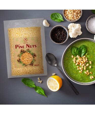 Buy Pine Nuts 1kg - Natural Cedar Nuts for Cooking & Pesto - Airtight Packaged Cedar Kernels Without Shell - Buy Online on SooperMarket.com