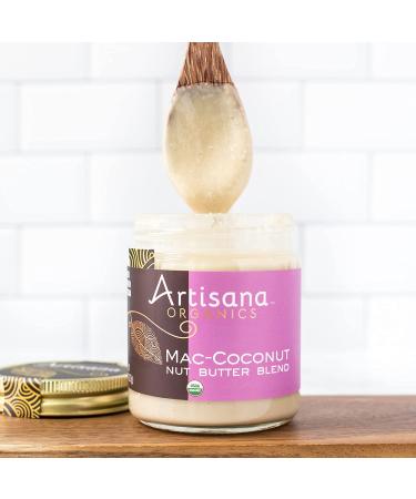 Artisana Organics Macadamia-Coconut Nut Butter Blend (2-Pack) - Keto Paleo Vegan Organic | No Sugar Added - 8oz Jars - Buy Online on SooperMarket.com