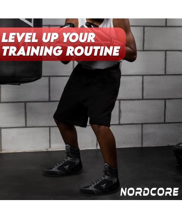 North Core Mat Ace Wrestling Shoes - Light Martial Arts & Boxing Shoes - High Traction Weight Lifting Footwear for Men & Women - Size 38 EU - Black - Buy Online on SooperMarket.com