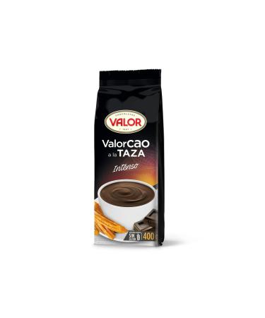 Valor Intense Black Cocoa hot chocolate - 400 gr. Intense and delicious flavor - Ideal for breakfasts with hot or cold milk