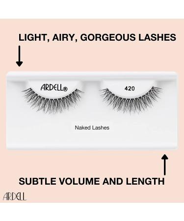Ardell Naked Lashes 420 - Natural Look False Eyelashes for Effortless Glamour - Buy Online on SooperMarket.com