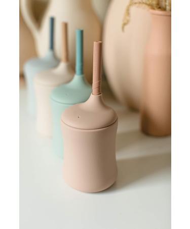 NEUTBABY Silicone Cup | Durable 3 Stage Toddler Cups | Easy to Clean Muted Color Cup in Sand Beige - Buy Online on SooperMarket.com