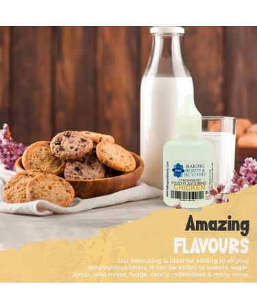 Baking Beauty and Beyond Concentrated Food Flavouring Oil - Dozen of Professional Quality Food Grade Flavouring Oil for Candy Making Baking Cooking Lip Balm and Lip Gloss - Chicken (100ml) - Buy Online on SooperMarket.com