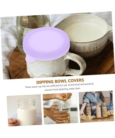 Alipis 6pcs Espresso Cup Appetizers Coffee Mugs Seasoning Plate Lids Small Dipping Bowls Lid Soy Sauce Dipping Bowls Lid Sauce Cups Cover Ketchup Small Plate Travel Silica Gel - Buy Online on SooperMarket.com