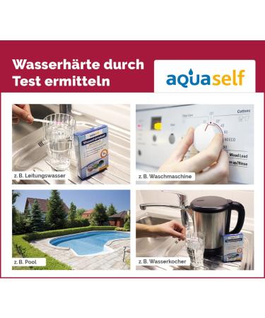 Determine Water Hardness Test Strips ( DH) - 15 Individually Packaged - Made in Germany - Fast & Accurate Results for Soft Medium Hard Water - Buy Online on SooperMarket.com