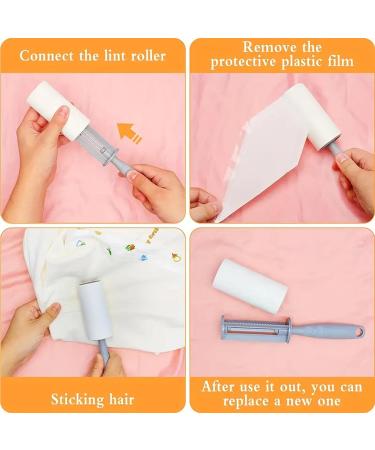 Super Sticky Lint Roller - 90 Sheets for Pet Hair & Dust Removal | Lint Remover for Clothes, Furniture, Carpet - Buy Online on SooperMarket.com