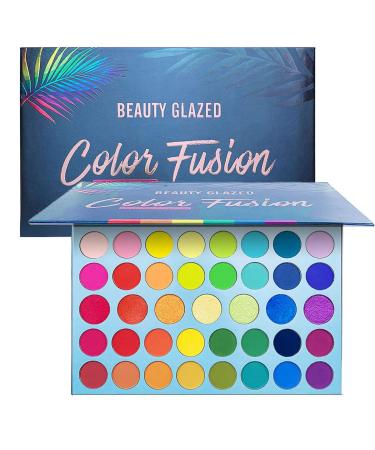 39 Colors Eyeshadow Palettes Rainbow Colour Makeup Pallet Matte Shimmer Metallic Vegan Pigmented Colorful Board Palette Glitter Make up Professional Bright Powder Eye Pallets Makeup Cosmetics Set