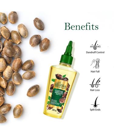 Vatika Afro Naturals Castor Restorative Hair Oil - 100ml | For Afro Textured Hair Reduce Breakage & Promote Stronger Hair - Buy Online on SooperMarket.com