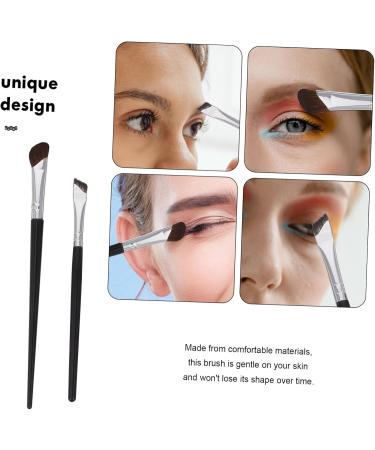 Housoutil 4 Pcs Contour Brush Angled Makeup Brush Small Concealer Brush Sickle Ultra Thin Eyebrow Brush - Buy Online on SooperMarket.com