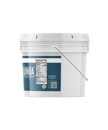 Earthborn Elements White Quinoa 1 Gallon - Gluten-Free, Raw, Vegan - 7 lb Resealable Bucket - Buy Online on SooperMarket.com