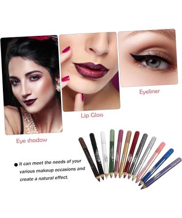 Beavorty 36 Pcs Pearlescent Eyeshadow Pencil Waterproof Eyeliner Pencil Creamy Eyeshadow Pencil Powder 12.5X0.5cmx3pcs Assorted Colorx3pcs - Buy Online on SooperMarket.com