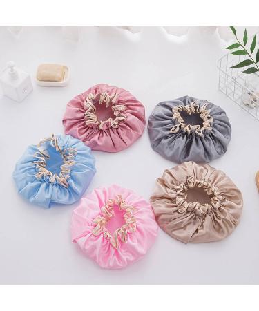 Household Double-Layer Waterproof Shower capthickened Women's Oil-Proof Shampoo capshower capshower caps Xiangbinse - Buy Online on SooperMarket.com