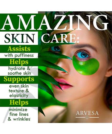Puffy Eyes & Dark Circles Under Eye Mask with Collagen & Green Tea - Anti-Aging Treatment for Wrinkles, Puffiness & Bags - Buy Online on SooperMarket.com