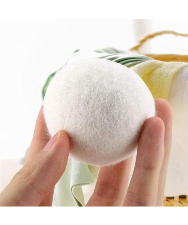 6PCS Wool Balls Softener for Laundry | Eco-Friendly Dryer Protector - Absorbs Water & Reduces Wrinkles - Buy Online on SooperMarket.com