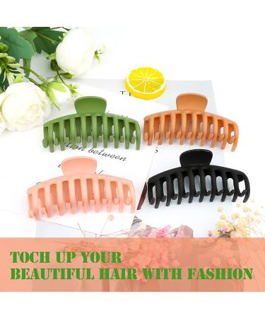 Buy Pack of 4 Non-Slip Plastic Hair Clips for Long Hair - Durable & Firmly Attached Women s Hair Accessories - Buy Online on SooperMarket.com