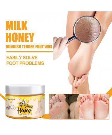 Yuci Banana & Honey-Milk Foot Balm - Repair Cracked Skin & Moisturize Dry Hands/Feet | Anti-Fungal Formula for Rough Skin - Buy Online on SooperMarket.com