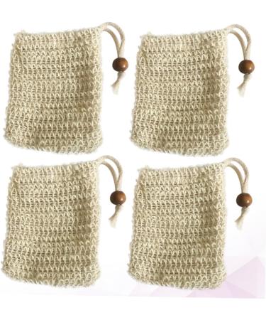 HAPINARY 4pcs Soap Storage Bag Bubble Maker Bag Foaming Net Facial Net Face Washing Bag Soap Holder - Buy Online on SooperMarket.com