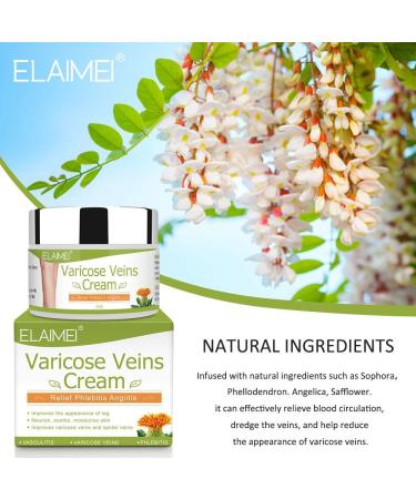 Varicose Veins Treatment Cream 50G - Spider Vein Relief for Tired, Heavy Legs | Strengthen Capillaries, Improve Leg Appearance - Buy Online on SooperMarket.com