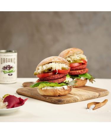 Eat Wholesome Organic Black Beans 400g (Pack of 12) & Eat Wholesome Organic Chopped Tomatoes 400g (Pack of 12) - Buy Online on SooperMarket.com