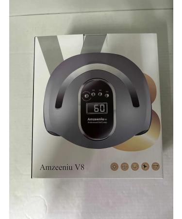 Amzeeniu 168W Nail Dryer Lamp - Professional UV LED with Infrared Sensor & 4 Timer Settings for Gel Nails - Ideal for Home & Salon Use - Buy Online on SooperMarket.com