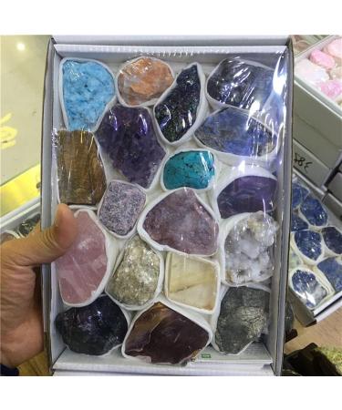 Balance Gemstone Decoration Natural Quartz Crystal Rough Gemstones and Minerals Raw Stones as Gifts Stone Blue Barite - Buy Online on SooperMarket.com