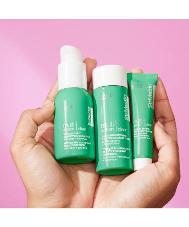 StriVectin Multi Action Clear Acne Treatment Set | 30-Day Trial Kit for Clearer Smoother Skin | Blemish Control & Breakout Defense - Buy Online on SooperMarket.com