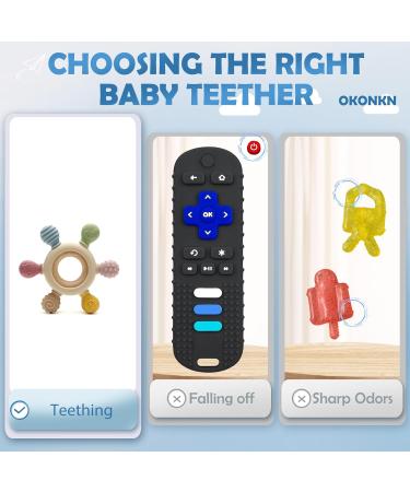 Okonkn Bei ring Baby 2024 | BPA-Free Silicone Teething Toy for 3-12 Months | Safe Accessories for Boys & Girls | 1 Piece - Buy Online on SooperMarket.com