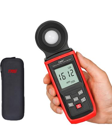 Digital Photography Illuminance Light Meter Foot Candles Lux for Indoor Plants and Grow Lights with 0-200,000 Lux,LCD Display,Auto Power Off