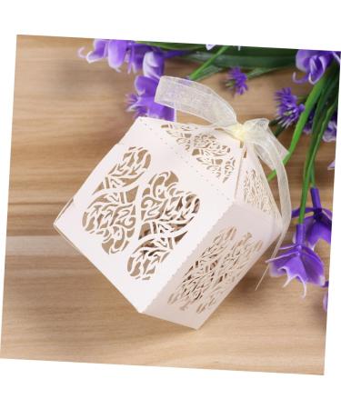 HOMSFOU 50pcs Boxes Birthday Candy Basket Gift Boxs Wedding Bonbonniere Present Boxes for Gifts Coat Boxes for Gifts Candys Gift Bixes Gift Boxes Favor Boxes Baby Shower Box Fold - Buy Online on SooperMarket.com