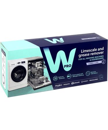 WPRO Indesit Limescale And Detergent Descaler and De Greaser (Box Of 12) Helps Kill Bacteria And Eliminates Odours And Keeps Your Washing Machine Smelling Fresh - Buy Online on SooperMarket.com